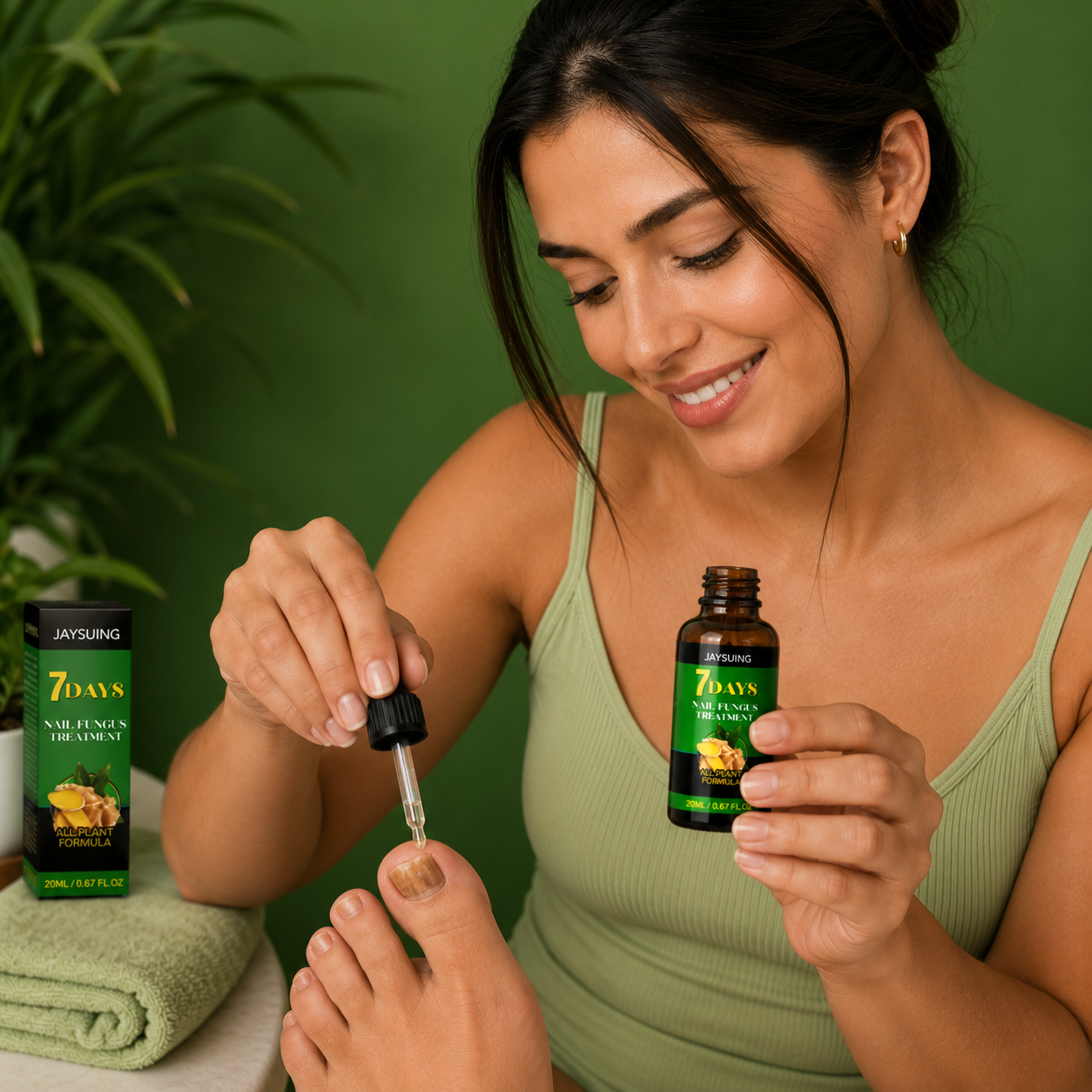7 Days Elimina hongos: Recupera uñas fuertes y saludables.
