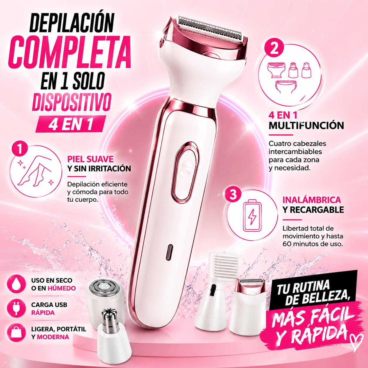 SilkShave®: Todo lo que necesitas para depilar.