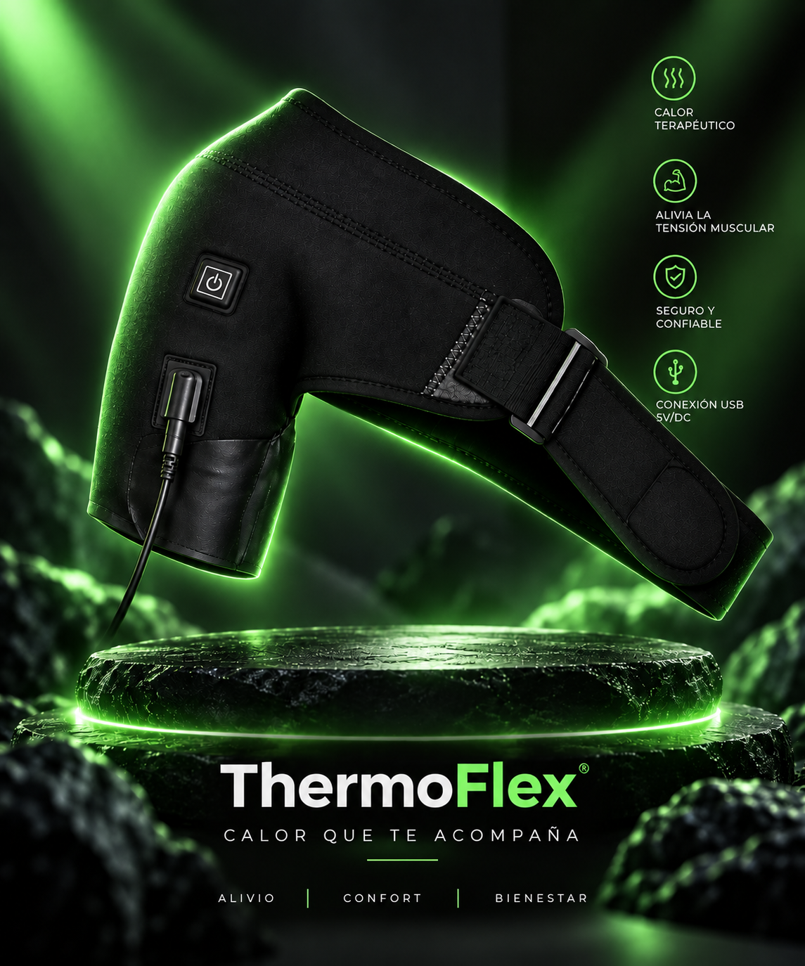 ThermoFlex: Dale descanso a tus hombros.