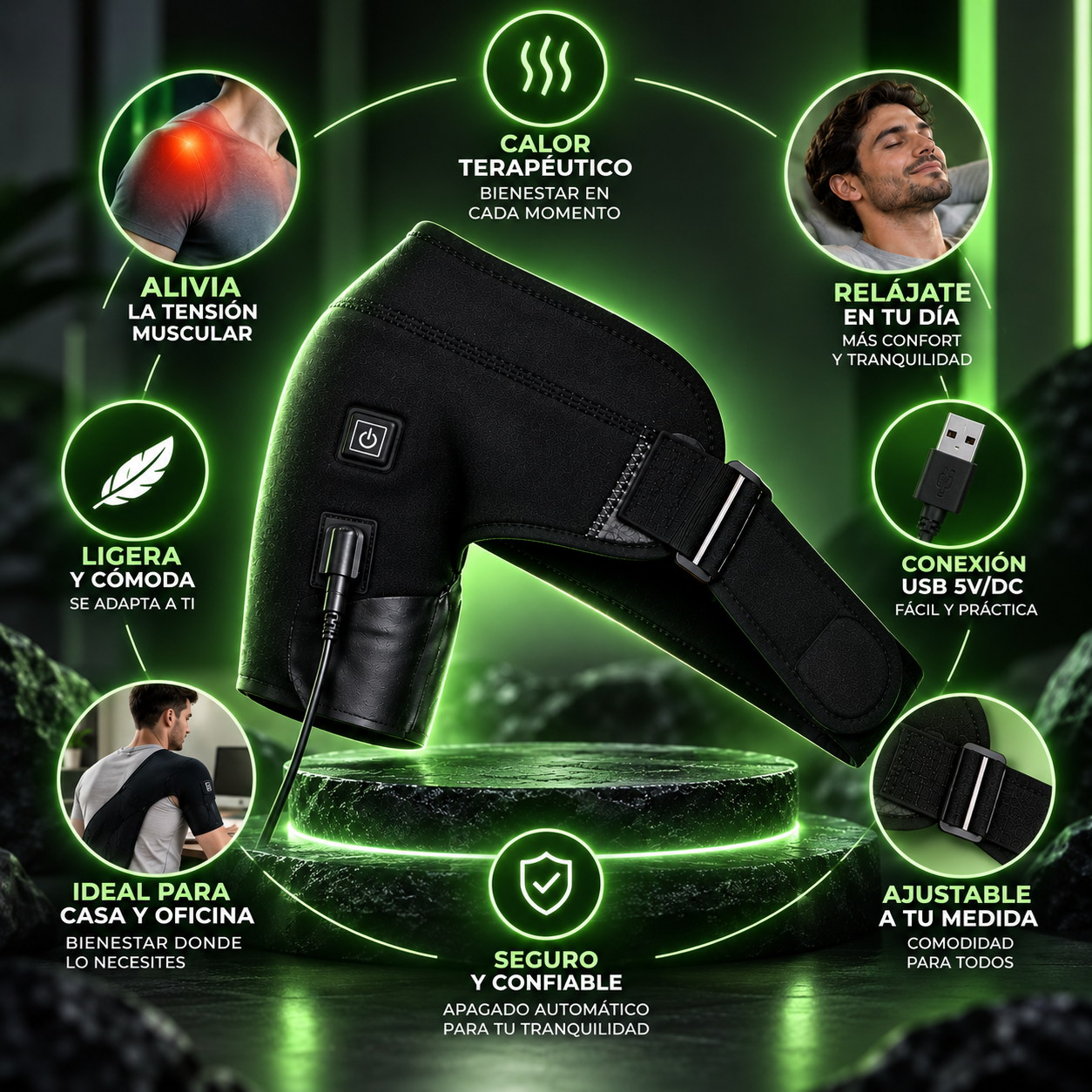ThermoFlex: Dale descanso a tus hombros.